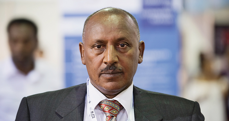 Fassil Tadesse, Geschäftsführer eines Textil­unternehmens und Präsident des Verbandes der Textil- und Bekleidungsindustrie in Äthiopien