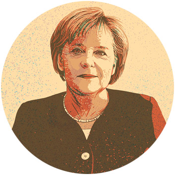Angela Merkel wurde 2005 zur ersten Kanzlerin der Bundesrepublik Deutschland gewählt.