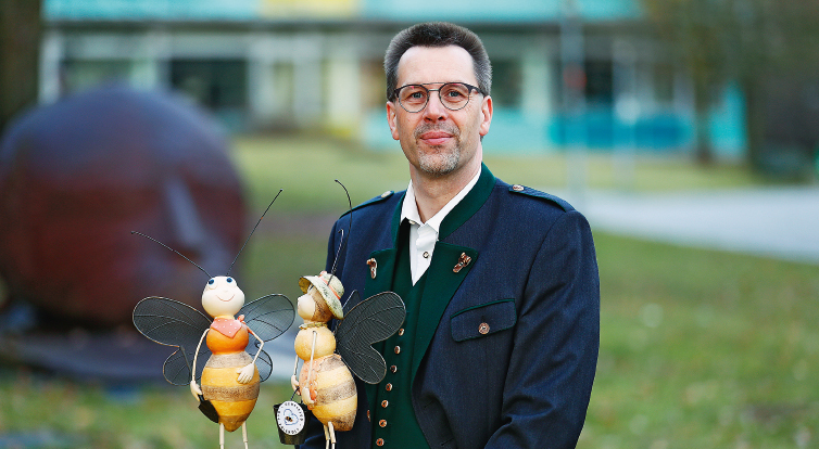 Professor Stephan Schwarzinger (49), Lebensmittelwissenschaftler an der Universität Bayreuth