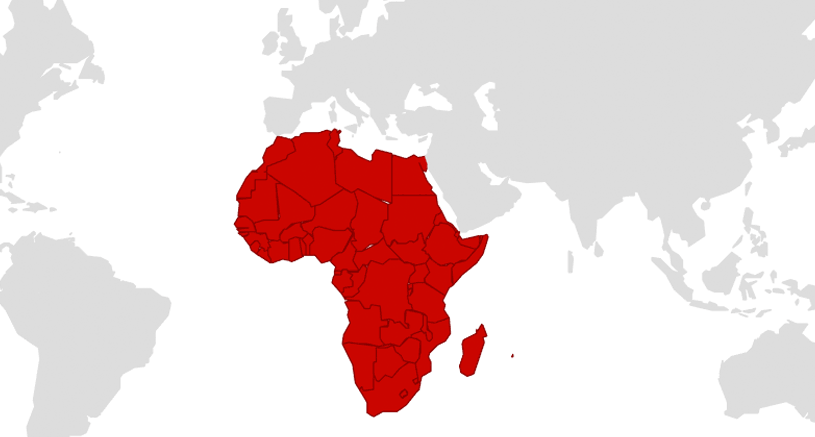 Afrika - Übersichtskarte
