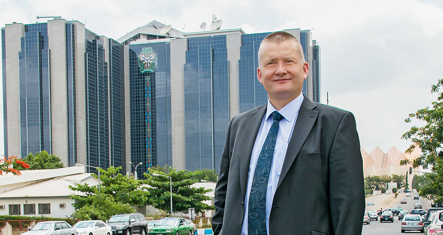 Wirtschaftsförderer in Nigeria: Christian Widmann (Foto: Nguher Zaki)