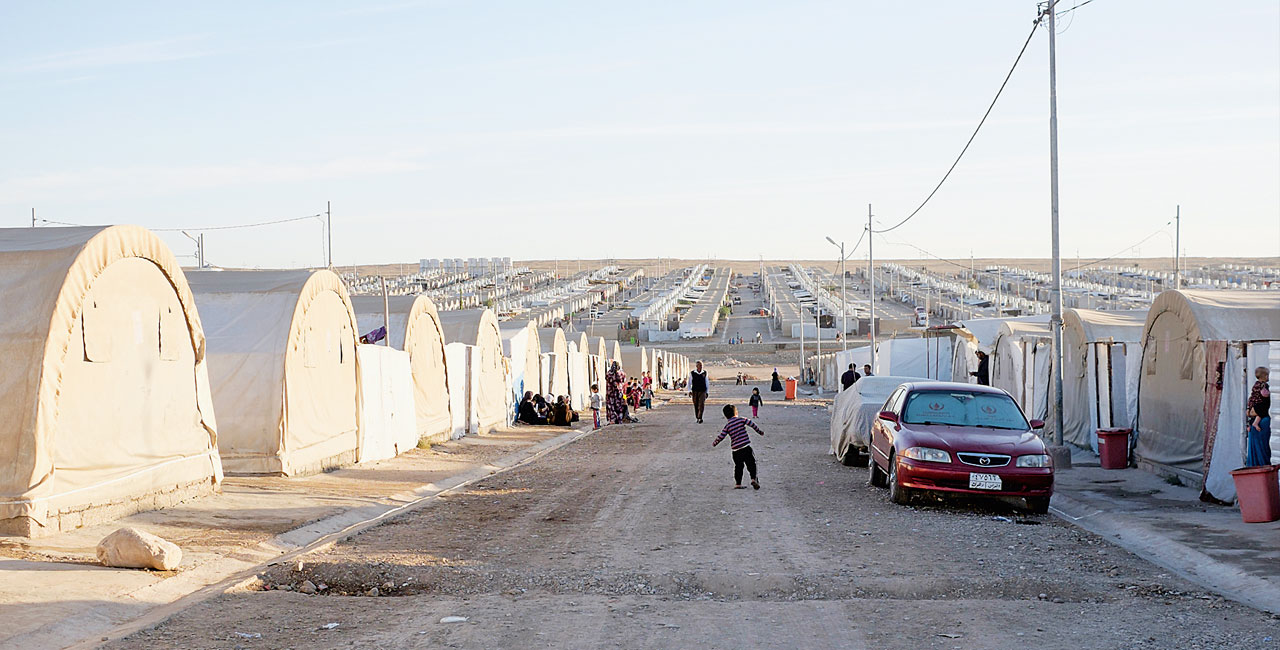 Im Flüchtlingslager Kabarto fanden Menschen aus Syrien und dem Irak Schutz vor dem „Islamischen Staat“.