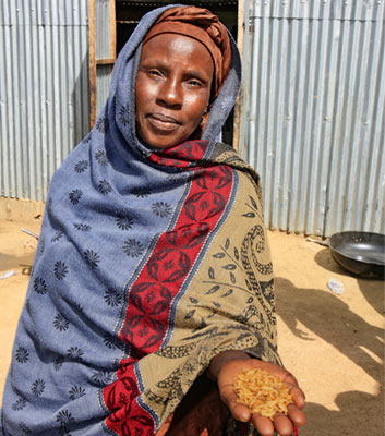 Rice farmer Hajiya Gambo Auwalu