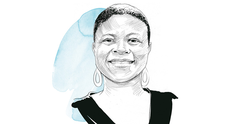 Esenam Nyador, die Taxiunternehmerin und Gender-Aktivistin aus Ghana