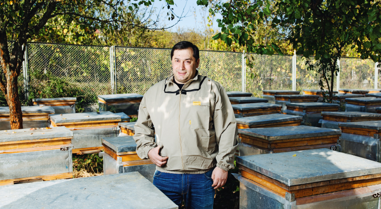 Giorgi Iashvili (46) is a beekeeper and founder and director of Geo Naturali, a honey business.