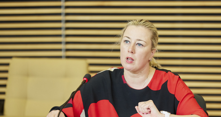 Jutta Urpilainen, EU-Kommissarin für Internationale Partnerschaften