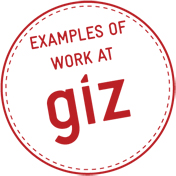 Examples of work at GIZ