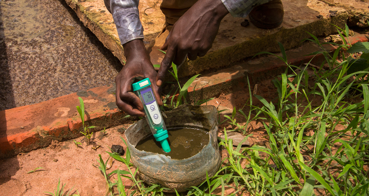 Even a pH meter was initially hard to obtain for the researcher.