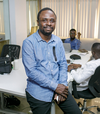 Tunji Eleso (41), Managing-Partner des Wachstumskapitalfonds des Co-Creation Hub in Lagos, Nigeria