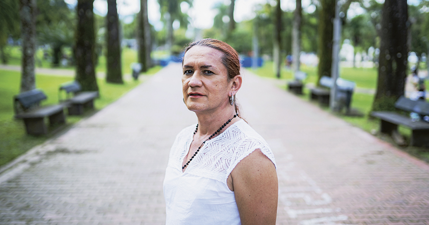 Raiza Parra (55), Vertreterin des Arbeitskreises LGBT und des Komitees für Frieden, Versöhnung und Zusammenleben in der Region Meta