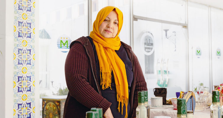 Amel Bendjmil (47), Chair of the Fleur de l’Edough  (flower of the Edough Massif) cooperative in north-eastern Algeria