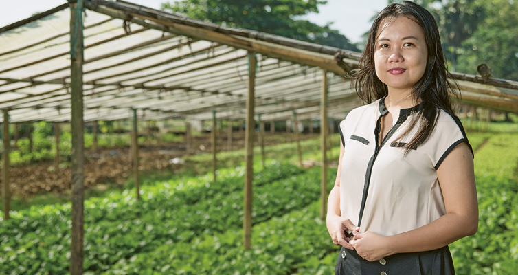 PWINT PWINT SAN (29),  Mentee und Mitgründerin des Start-ups  „Hydroplant“ mit Sitz in Yangon