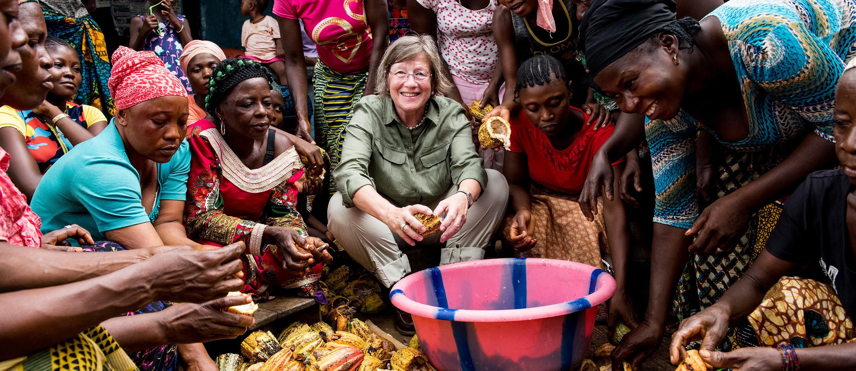 Loeffelbein/ Welthungerhilfe Projektfotos mit Marlen Thieme in Sierra Leone