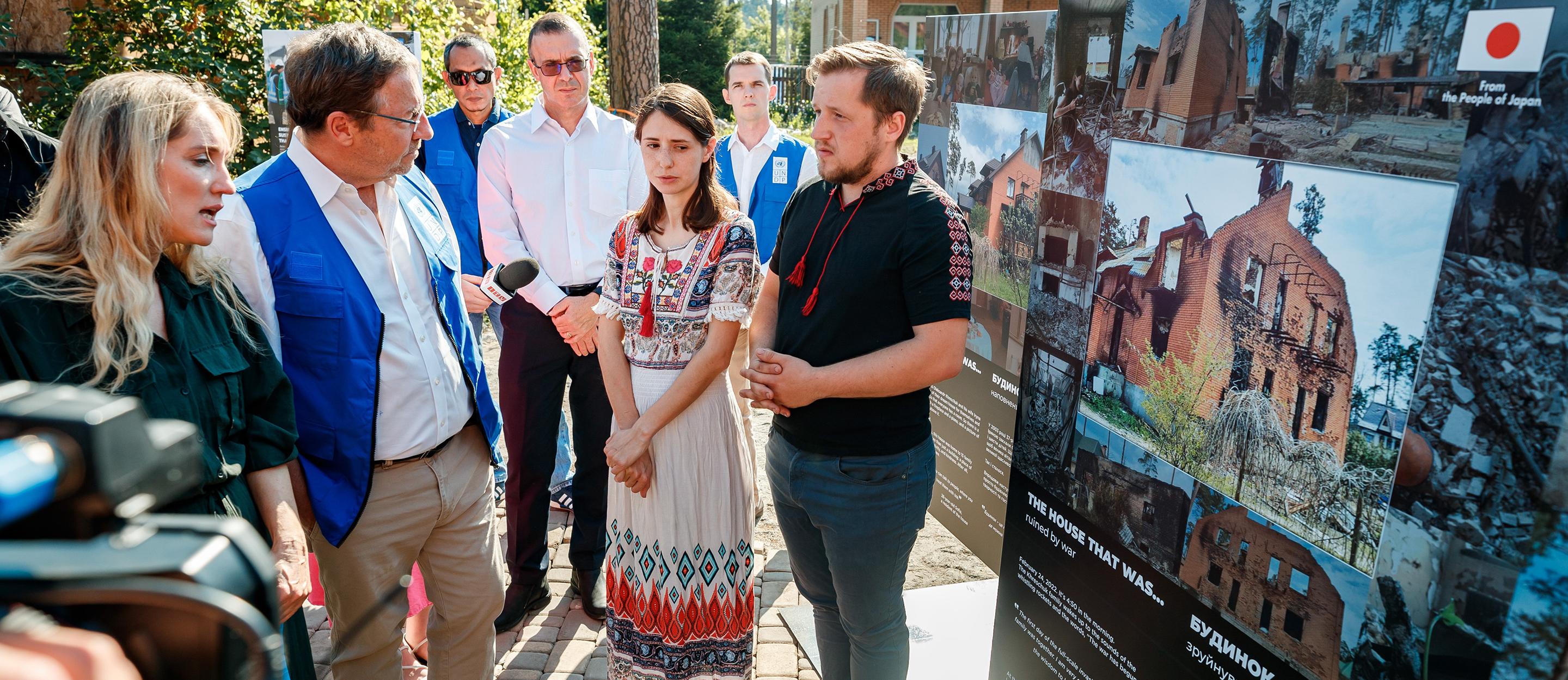 UNDP Administrator Achim Steiner in Ukraine.