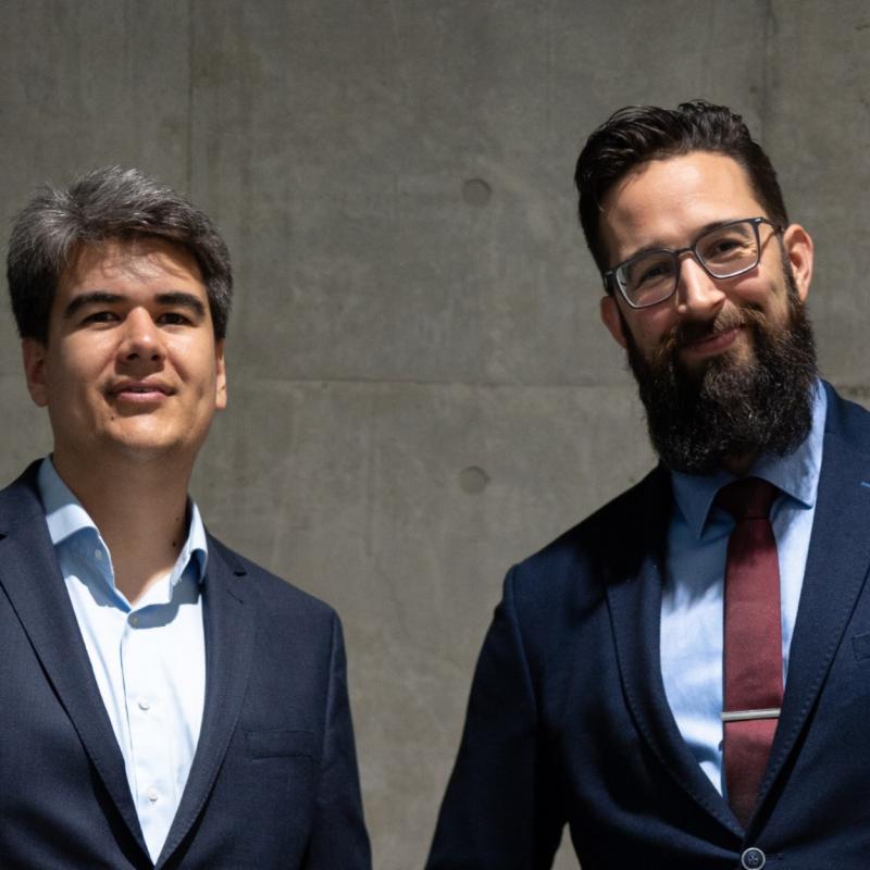 Dr. Reza Esmaillie und Dr. Robin Bayer