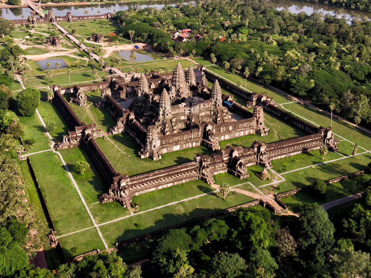 Angkor Wat Luftaufnahme