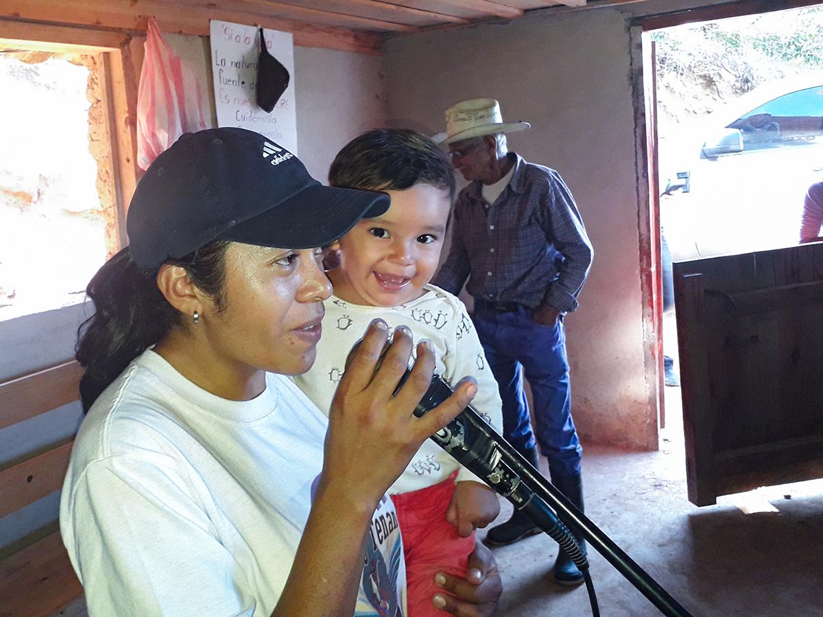 Martina López in San Marcos de Caiquín